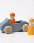 Grimms Convertible Blue Wooden Car