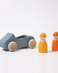 Grimms Convertible Blue Wooden Car
