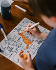 Hey Doodle - Aussie Animals Colouring Mini Mat