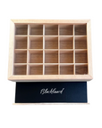 Loose Parts Storage Box with Blackboard Tray
