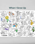 Hey Doodle - When I Grow Up Colouring Mat