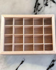 Loose Parts Storage Box with Blackboard Tray