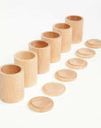 Grapat Grapat Cups with Lid (Natural) - 6 pieces Grapat