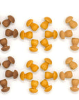 Grapat Grapat Mandala Brown Mushrooms Grapat