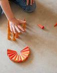 Grapat Grapat Mandala Orange Cones Grapat