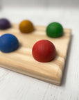 Nesk Kids Nesk Kids Wooden Ball Sorting Board Holder