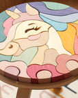 Skandico Toys Skandico Toys Unicorn Pastel Puzzle Wooden Toy