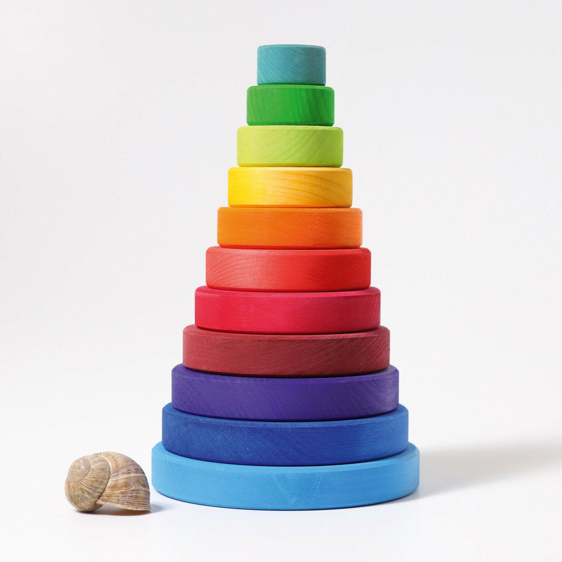 Grimms Conical Wooden Tower Rainbow