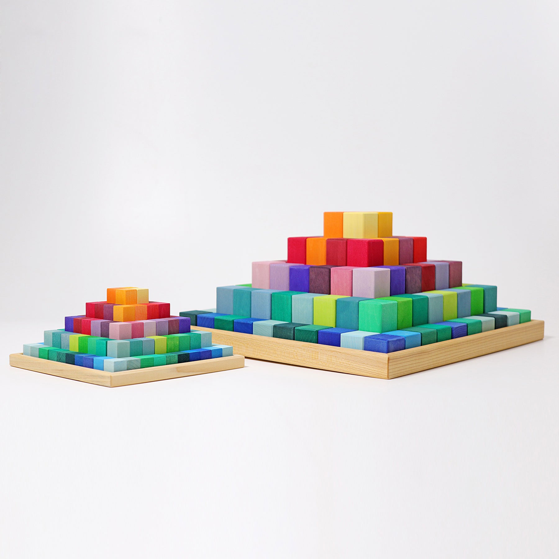 Grimms Large Wooden Stepped Block Pyramid (LSP)