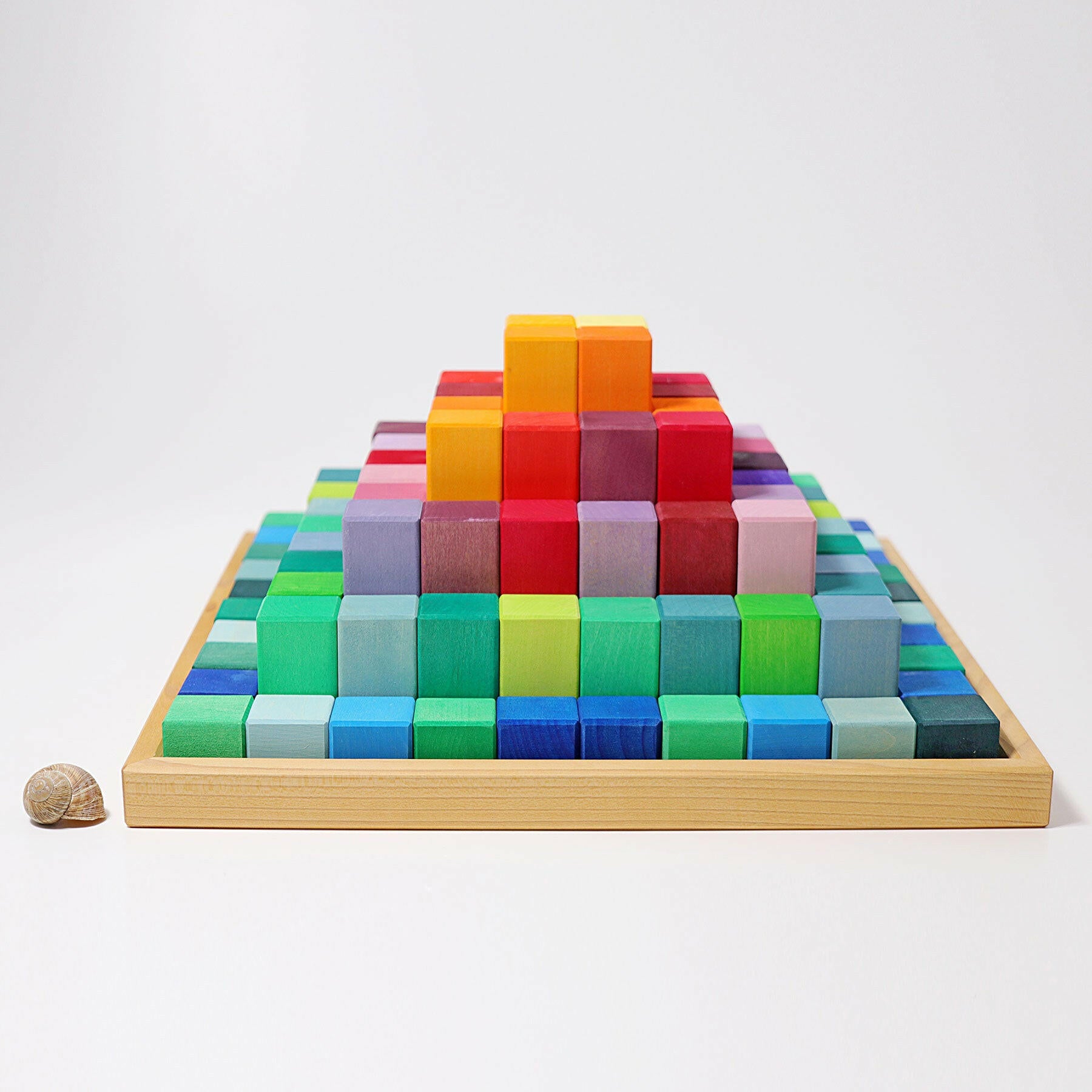 Grimms Large Wooden Stepped Block Pyramid (LSP)