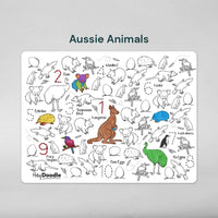 Hey Doodle - Aussie Animals Colouring Mat