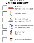 Routine Checklist Bundle | Digital Download