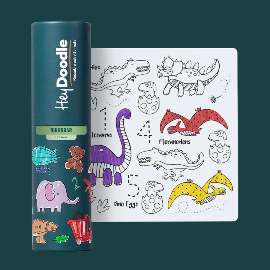 Hey Doodle - DinoRoar Colouring Mini Mat
