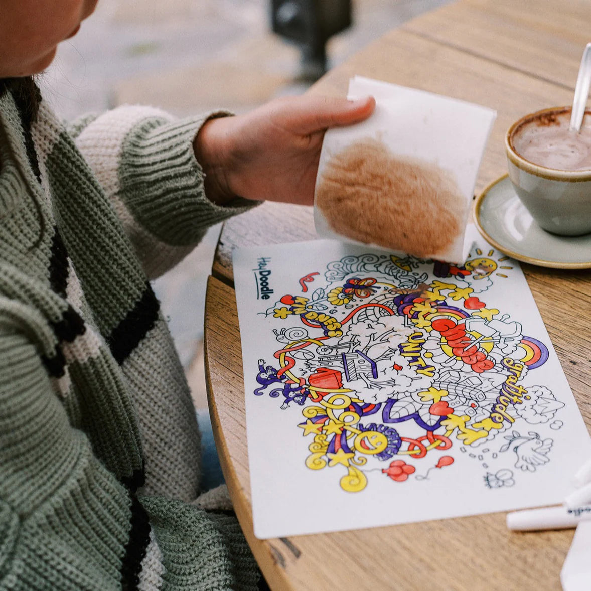 Hey Doodle - Brighter Days Colouring Mini Mat