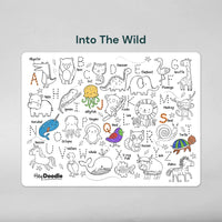 Hey Doodle - Into the Wild Colouring Mat