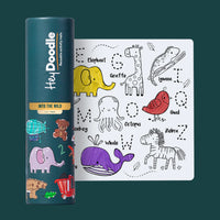 Hey Doodle - Into the Wild Colouring Mini Mat