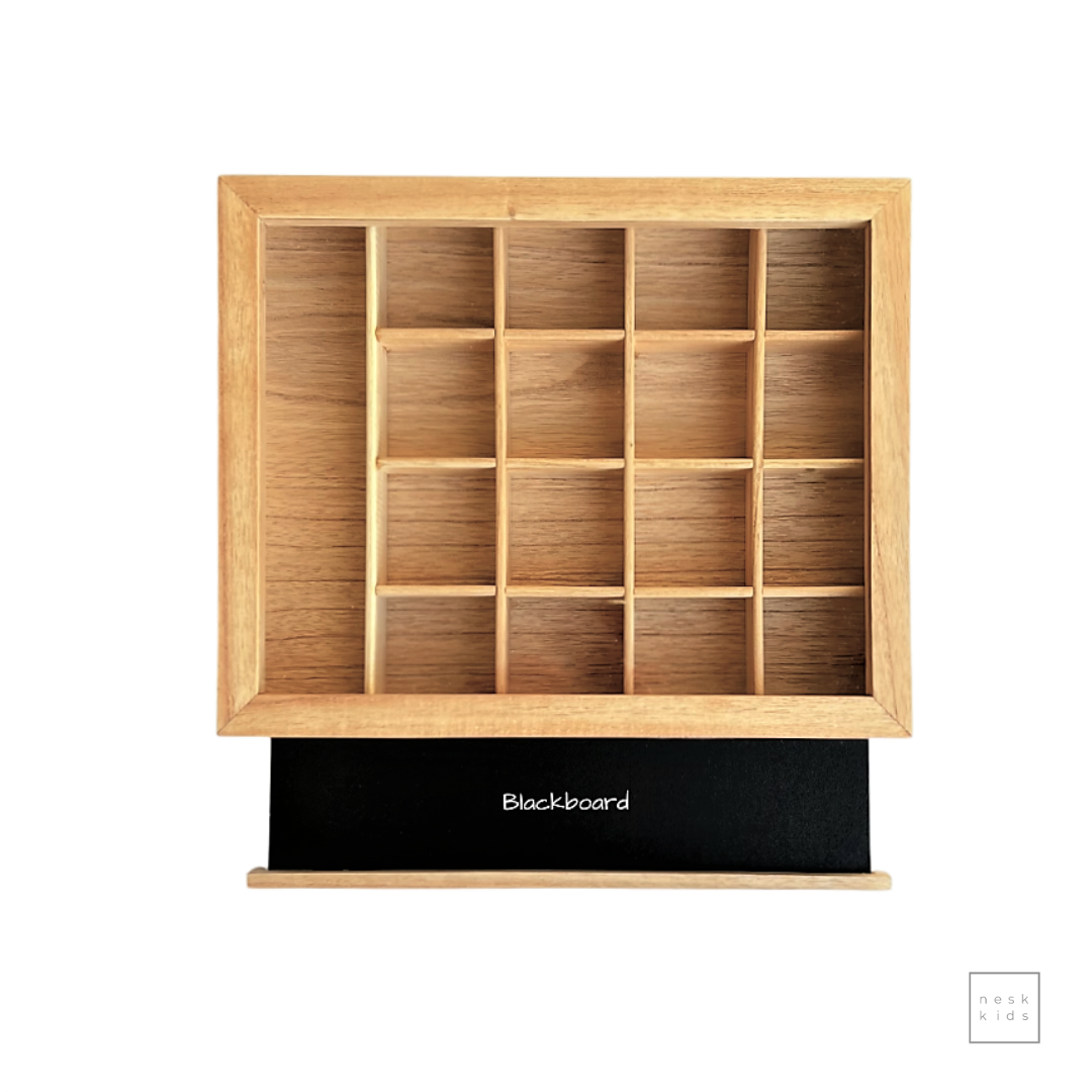 Store &amp; Play Box with Blackboard Tray