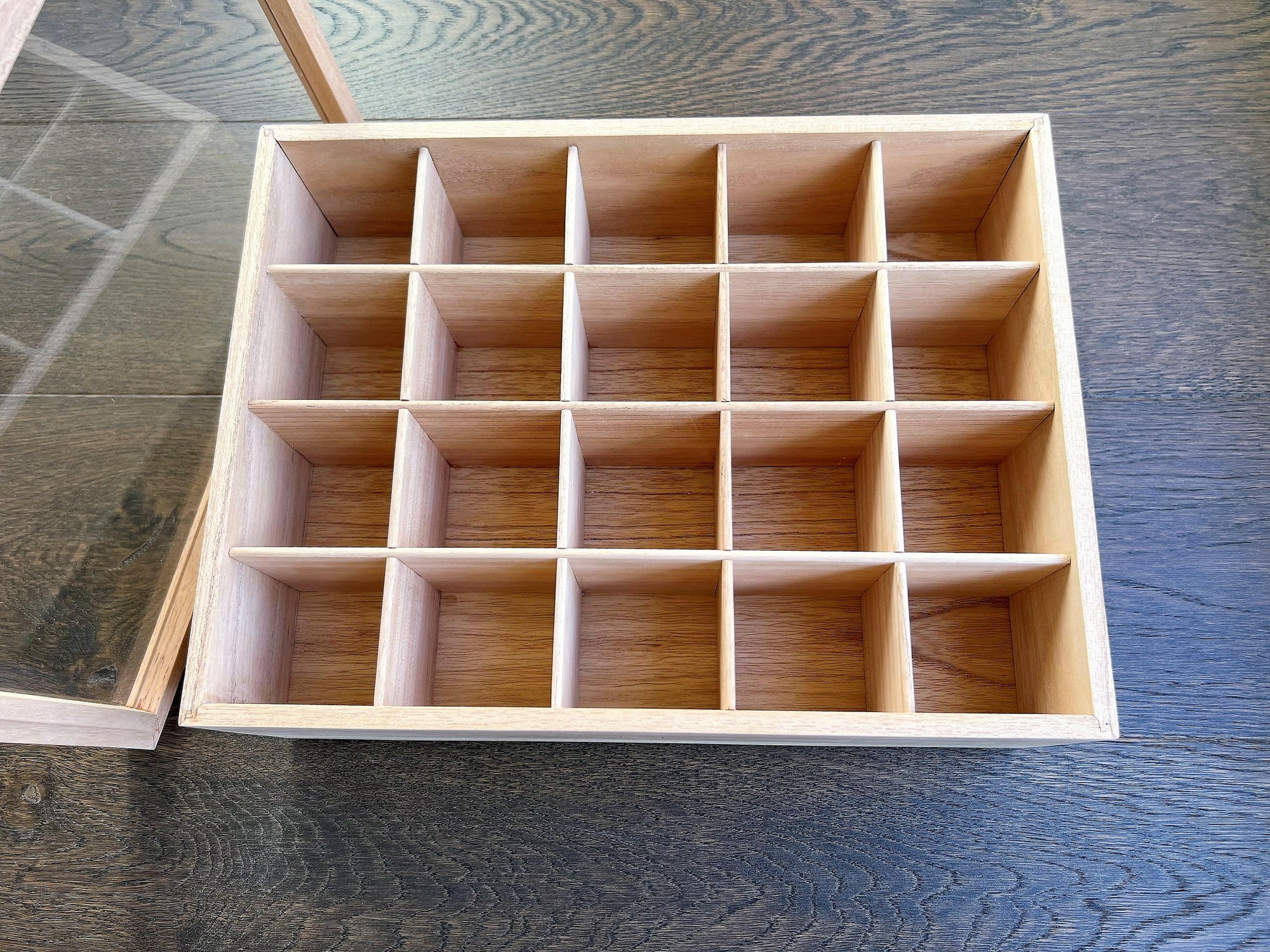 Loose Parts Storage Box with Blackboard Tray