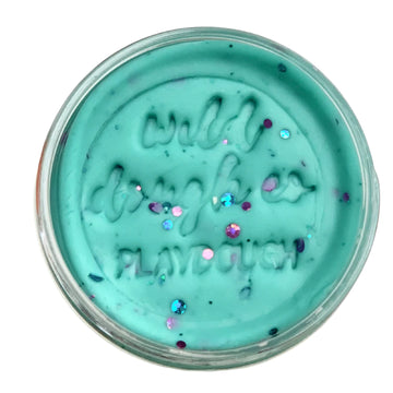 Wild Dough: Mermaid Mint Glitter Playdough