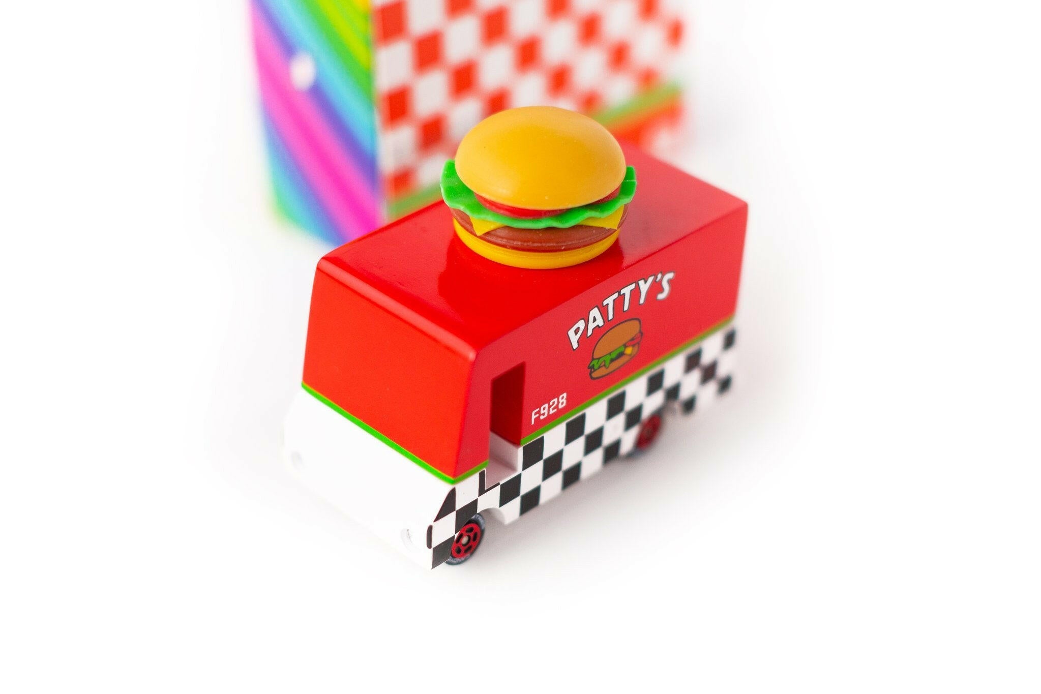 Candylab Wooden Hamburger Van Nesk Kids