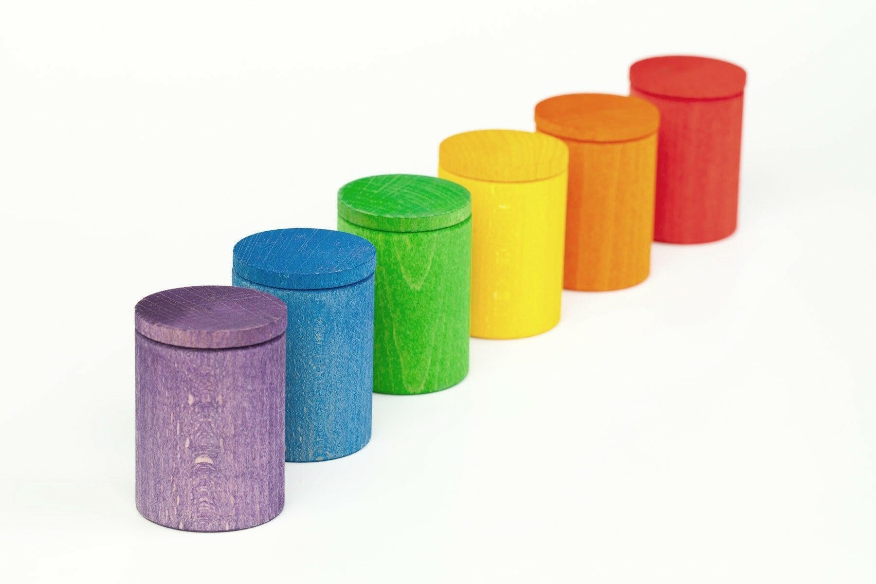 Grapat Grapat Cups with Lid (Rainbow Coloured) - 6 pieces Grapat