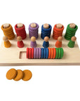 Nesk Kids Nesk Kids Sorting Board [for Grapat Nins Rings Coins] Holder